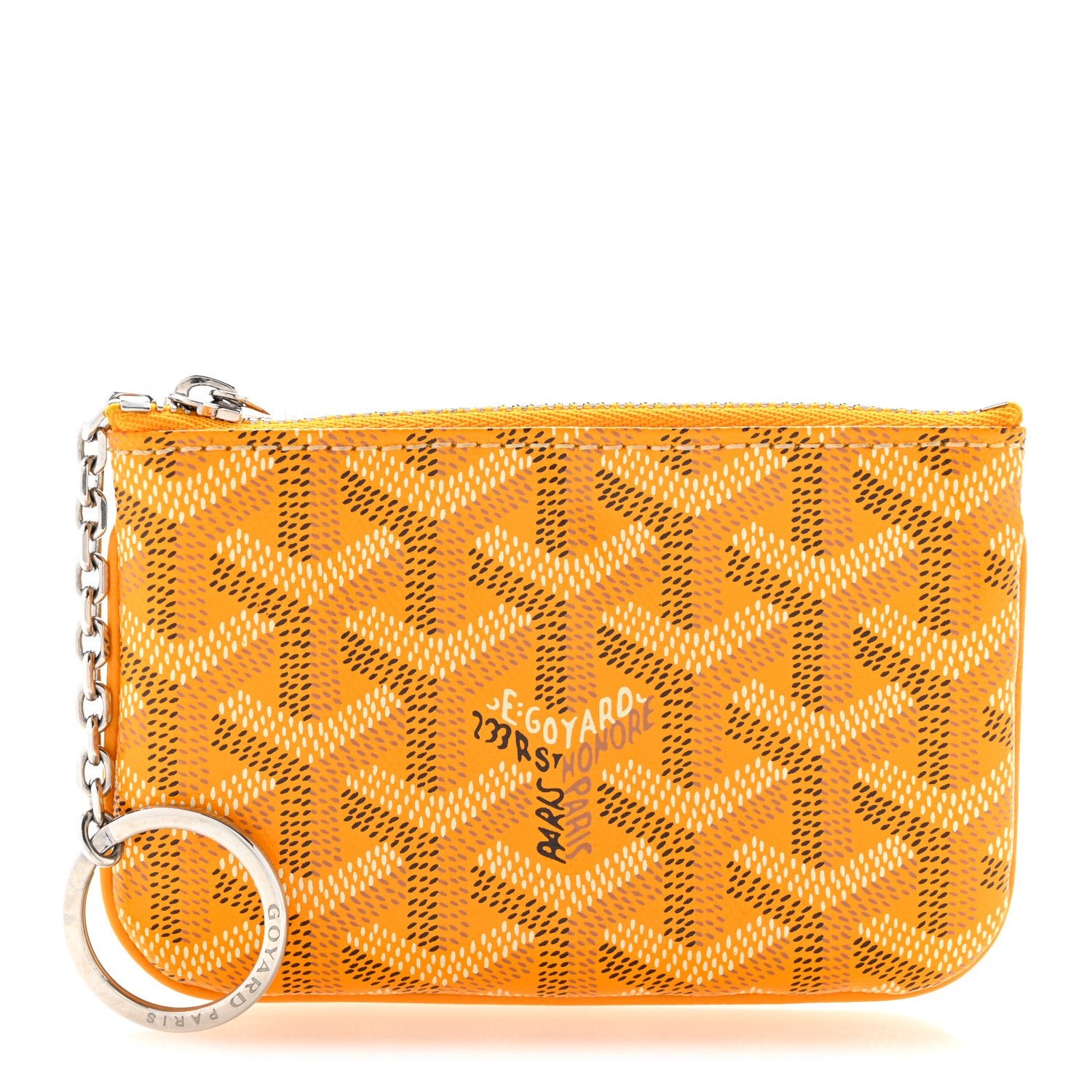 Goyard Goyard Goyardine Nano Senat Key Pouch Yellow