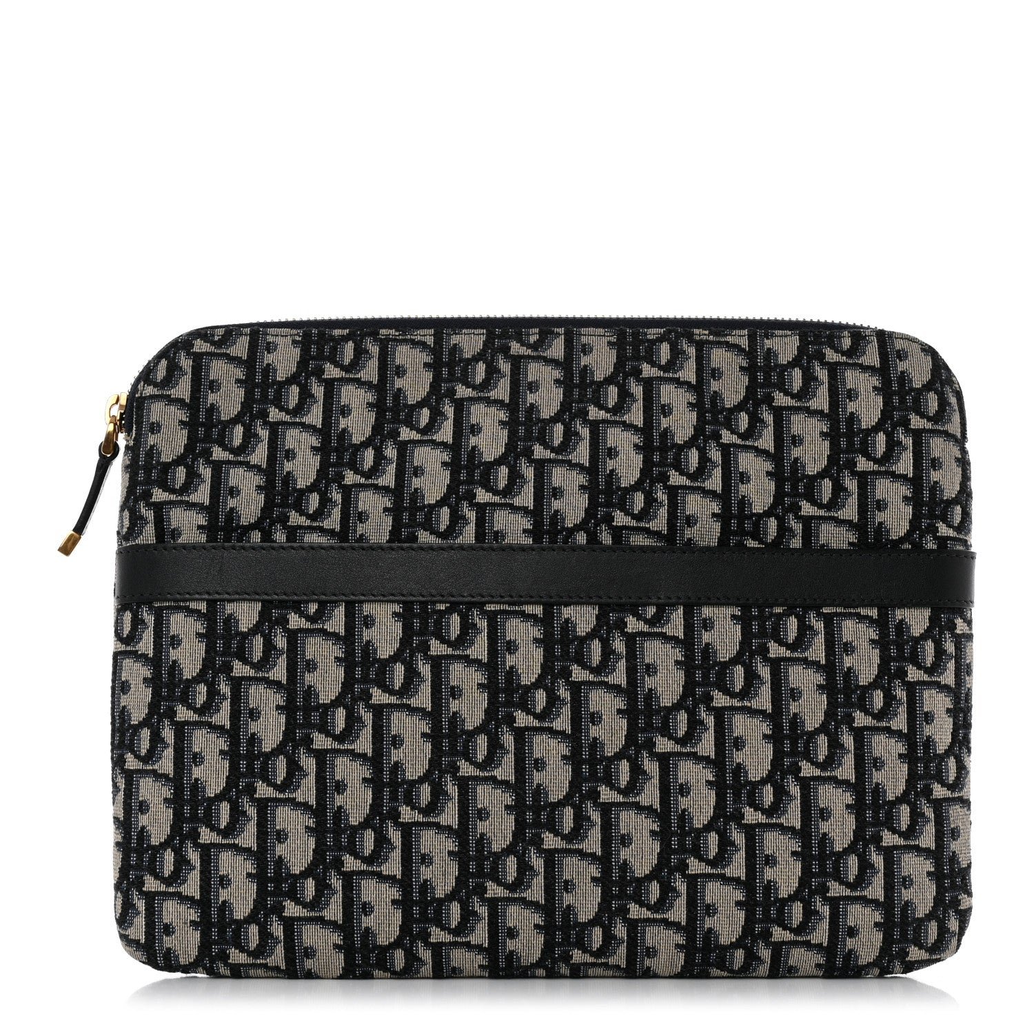 Dior Oblique Pouch Clutch Blue