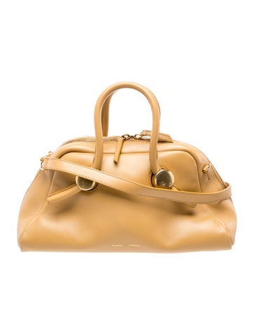 Leather Top Handle Bag