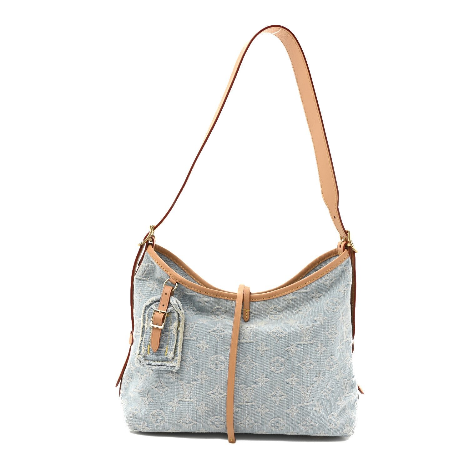 Louis Vuitton Monogram Denim CarryAll PM Sky Blue