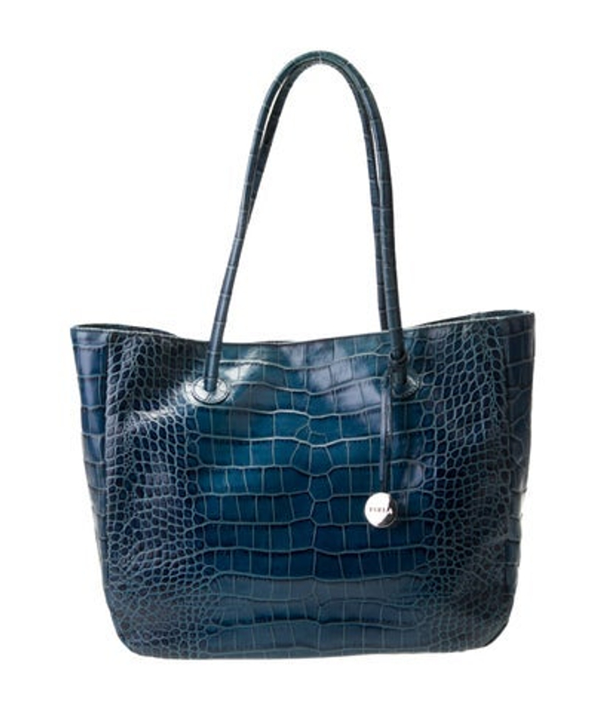 Furla Crocodile Tote