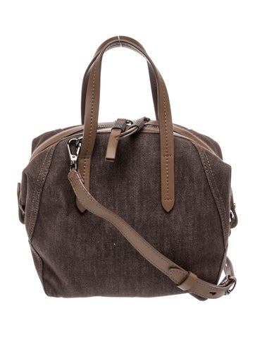 Leather Top Handle Bag