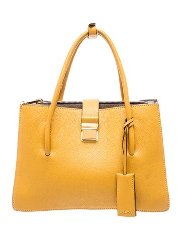 Miu Miu Leather Top Handle Bag