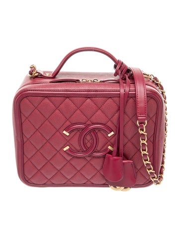 Large CC Filigree Vanity Case