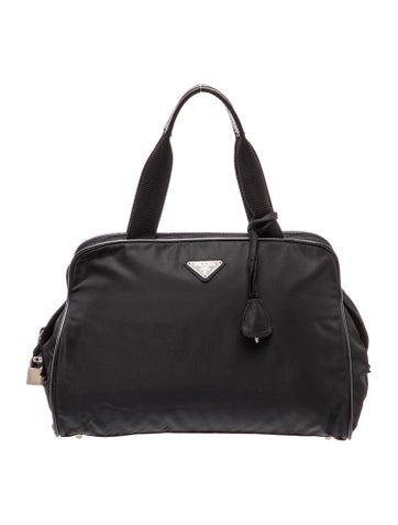 Tessuto Nylon Top Handle Bag