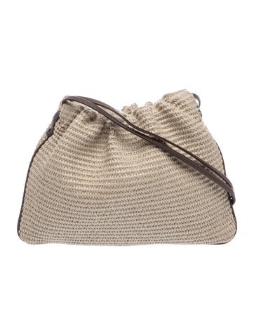 Brunello Cucinelli Raffia Crossbody Bag