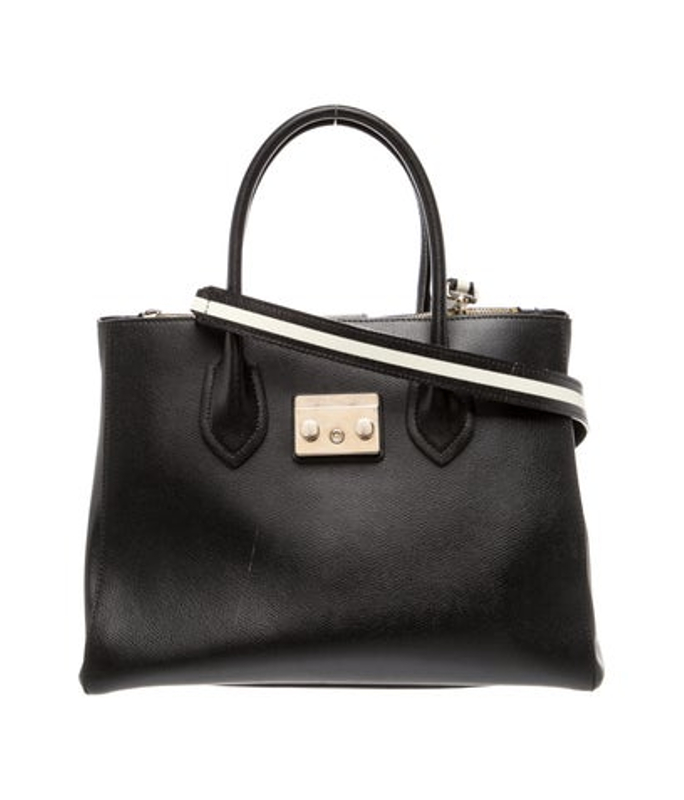 Furla Saffiano Leather Top Handle Bag