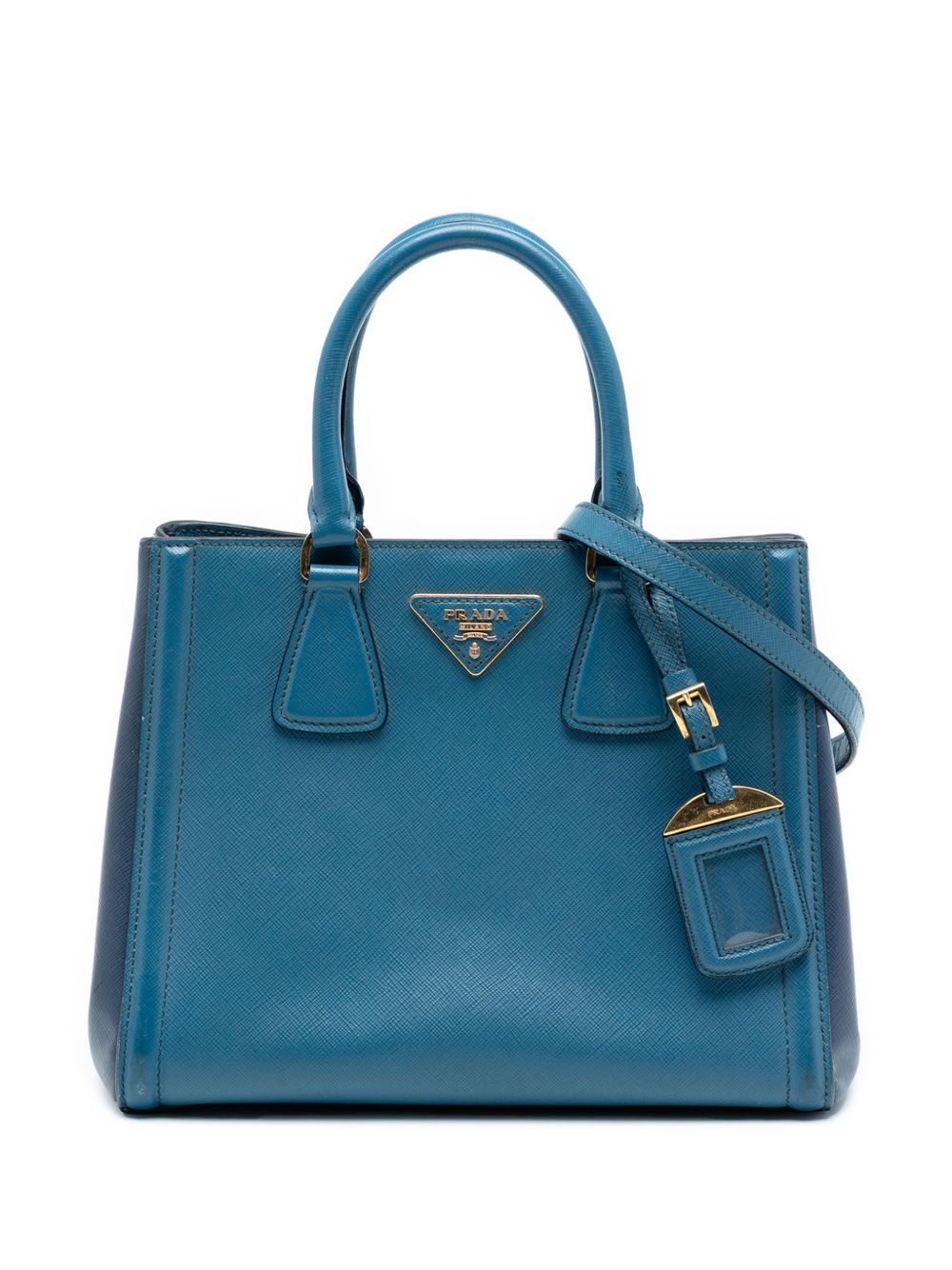 Prada 2013-2025 Small Bicolor Saffiano Lux Galleria satchel