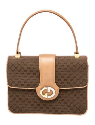 GG Canvas Top Handle Bag Vintage