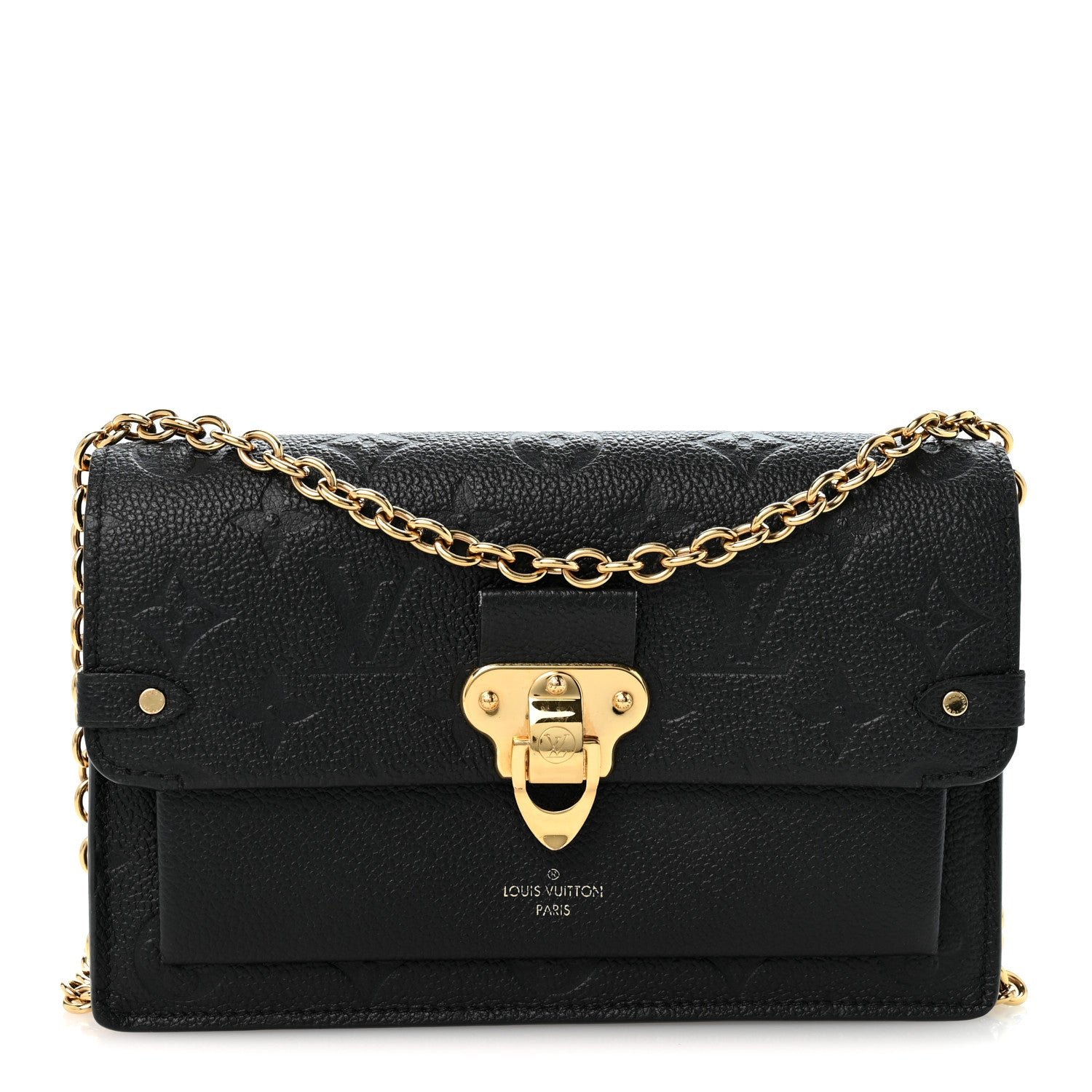 Louis Vuitton Empreinte Vavin Chain Wallet Black