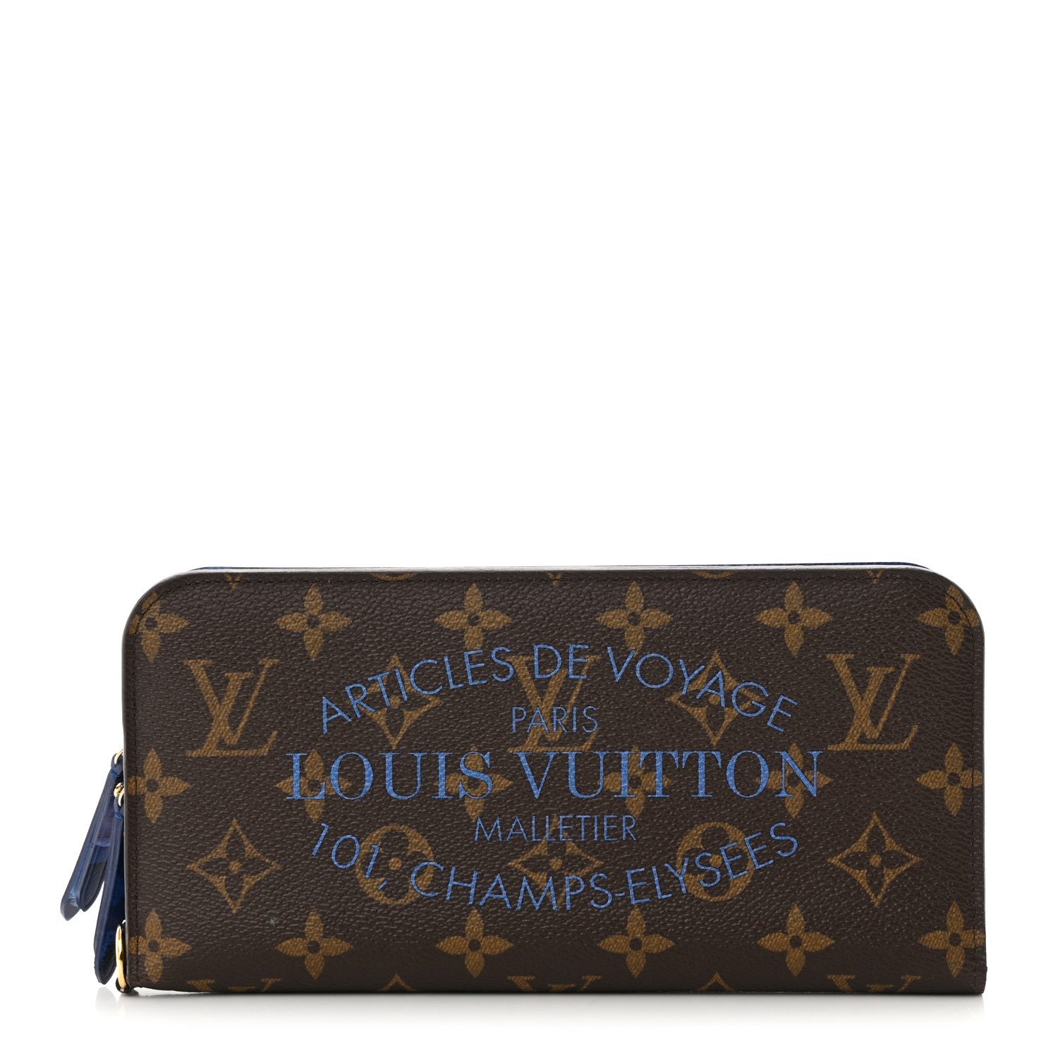 Louis Vuitton Monogram Articles de Voyage Ikat Insolite Wallet Grand Blue
