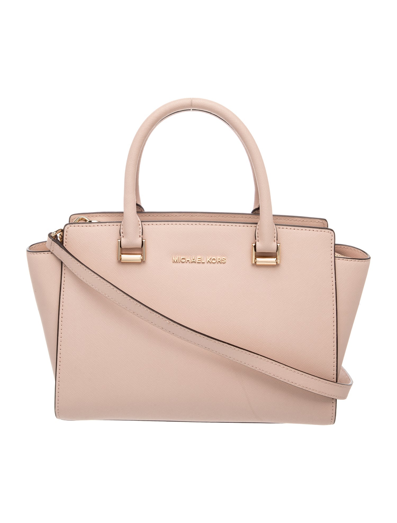 Saffiano Leather Top Handle Bag
