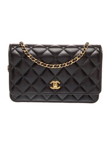 CC Quilted Classic Wallet on Chain