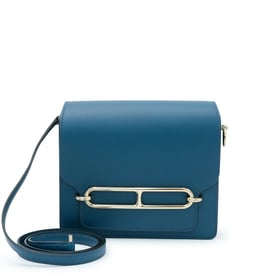 Hermes Bleu de Prusse Evercolor Mini Roulis 18 Permabrass Hardware, 2023