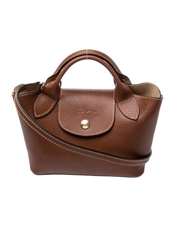 Leather Top Handle Bag