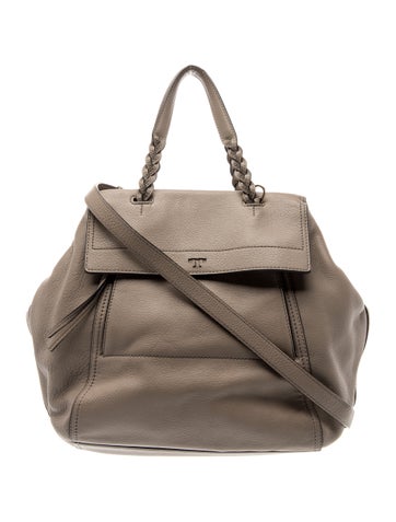 Leather Top Handle Bag