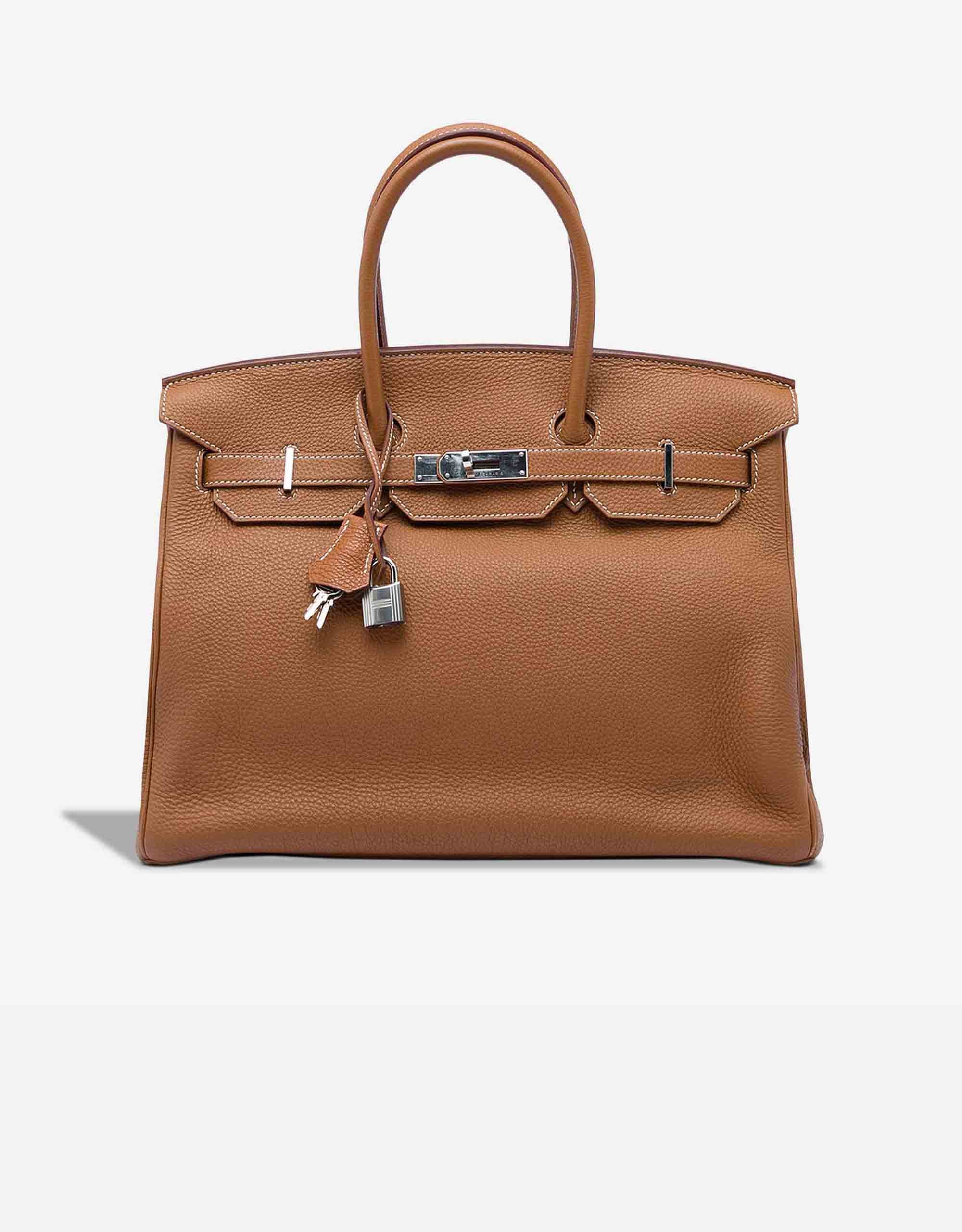 Hermes 
		Birkin 35 Togo Gold    