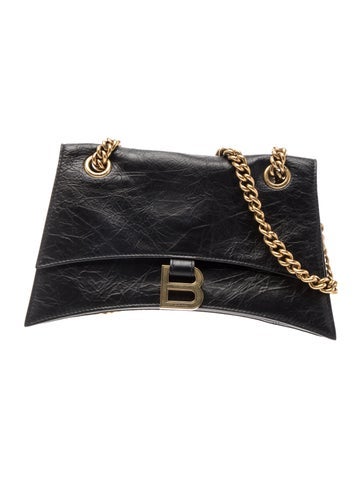 Leather Crush Chain Bag Small 2023
