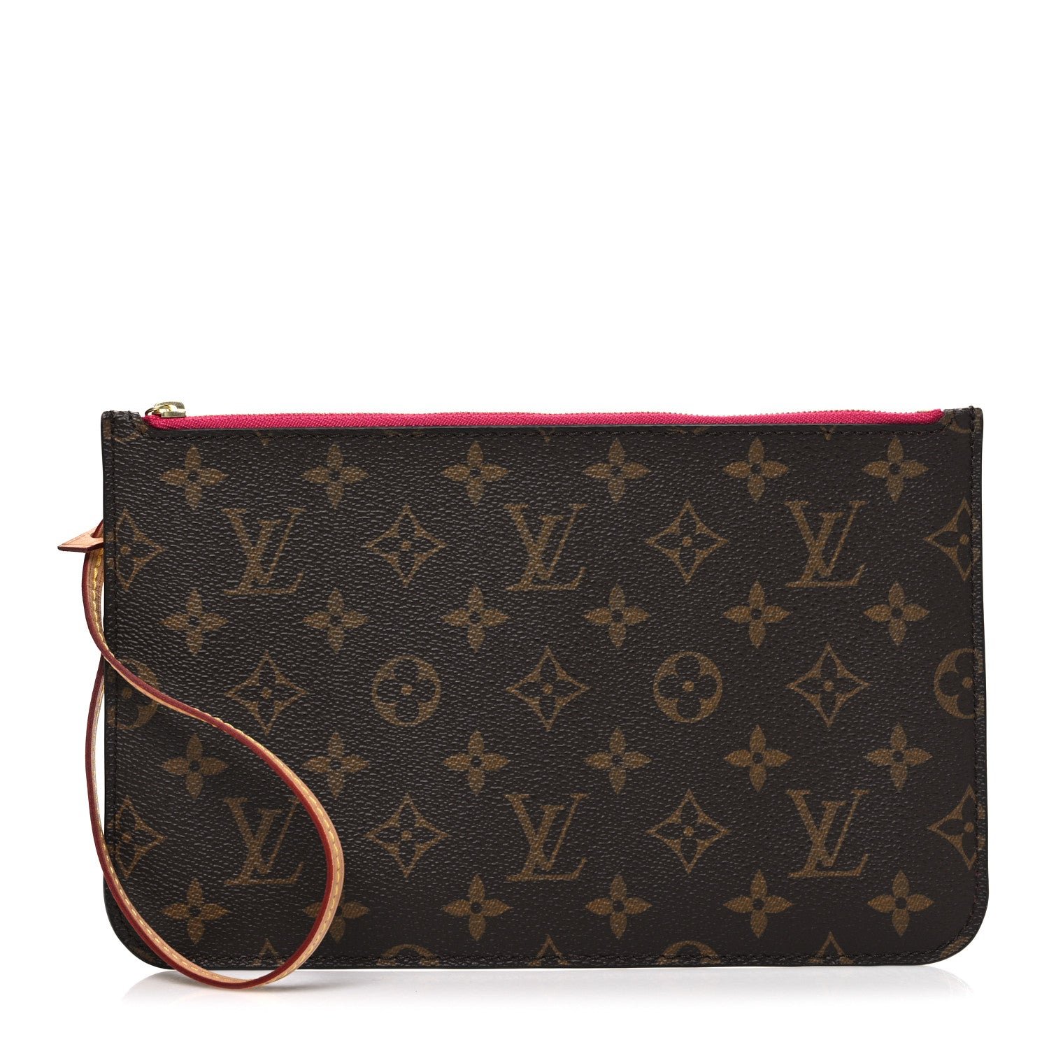 Louis Vuitton Louis Vuitton Monogram Neverfull MM GM Pochette Pivoine