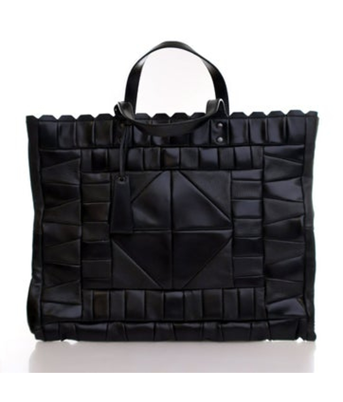 Gucci Calf Leather Patchwork Tote