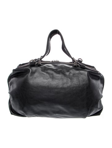 Leather Top Handle Bag