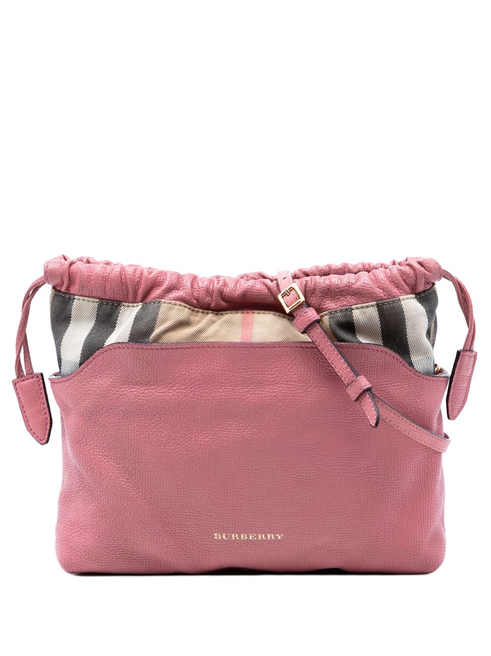 2000-2017 House Check Canvas and Calfskin Little Crush crossbody bag