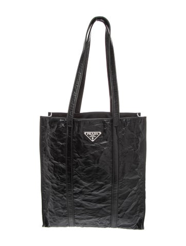 Enameled Metal Triangle Tote