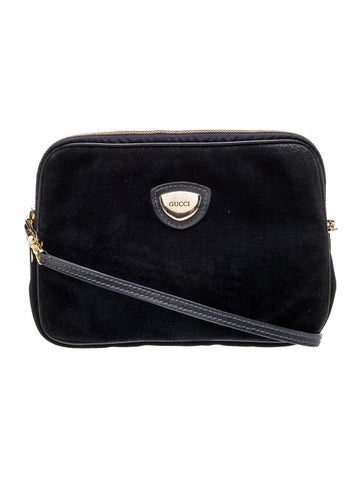 Suede Crossbody Bag Medium Vintage