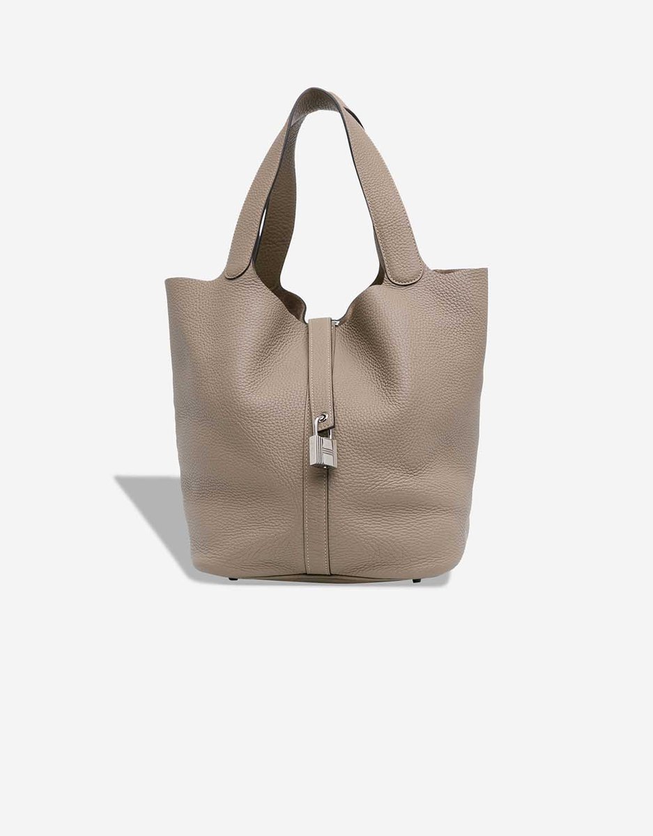 Hermes 
		Picotin 26 Clémence Gris Tourterelle    