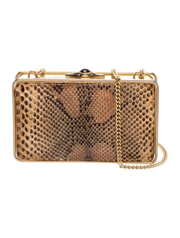 Snakeskin Minaudière Vintage