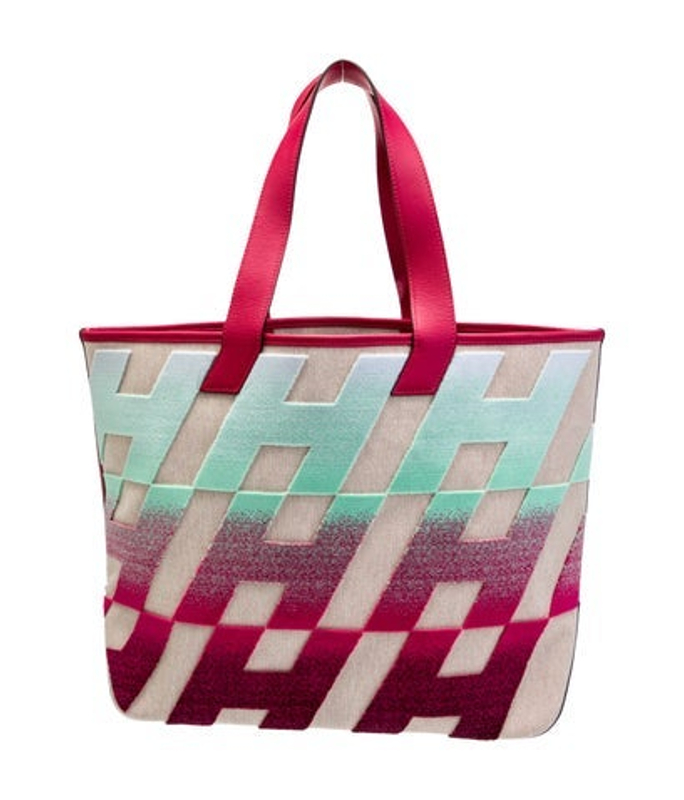 Hermes Toile Swift Cabas H En Biais 40