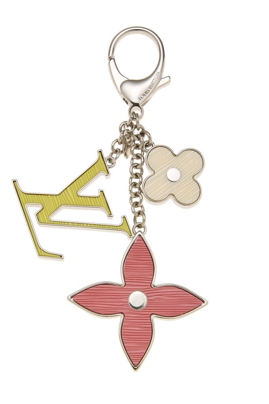 Multicolor SIlver Fleur d'Epi Bag Charm