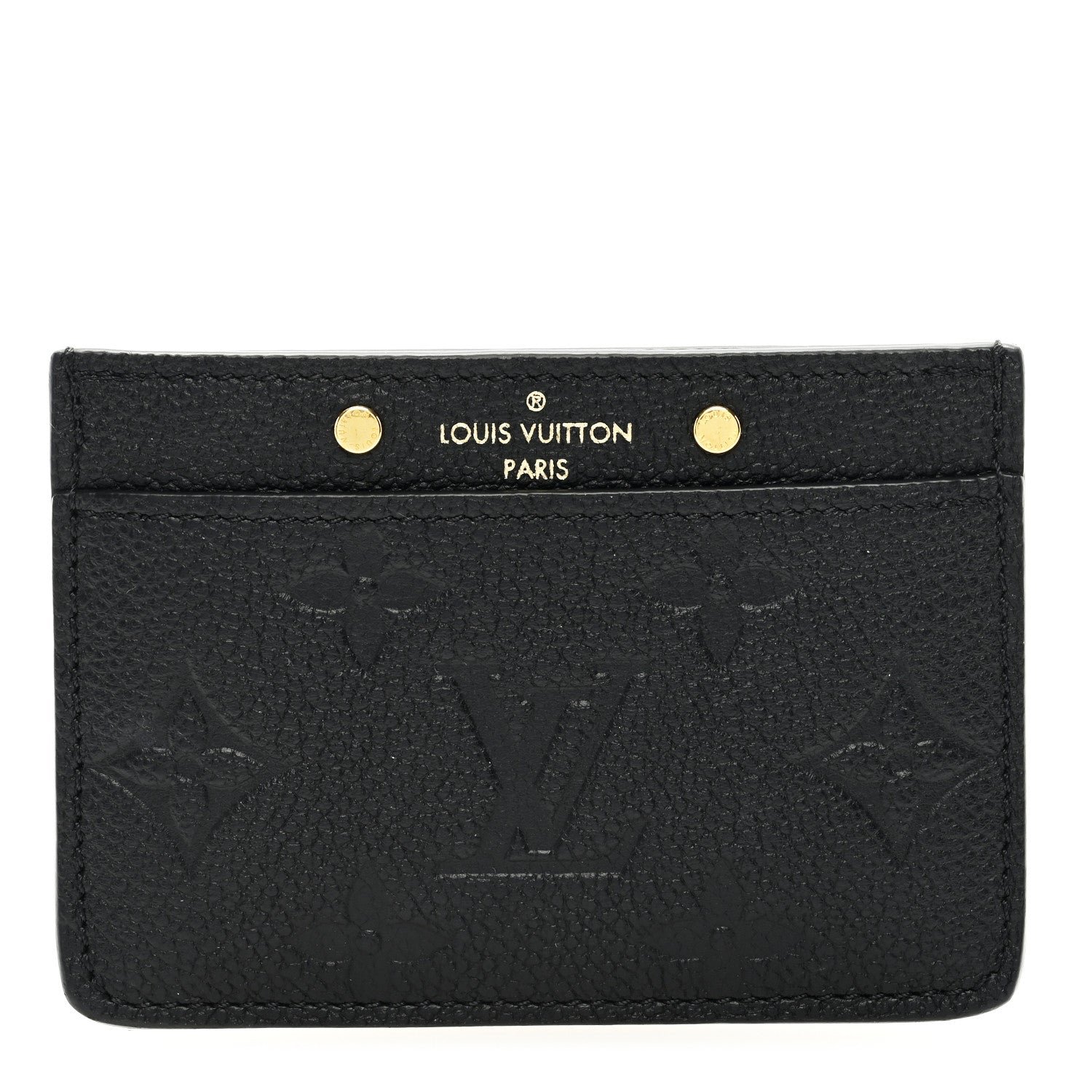 Louis Vuitton Empreinte Card Holder Black