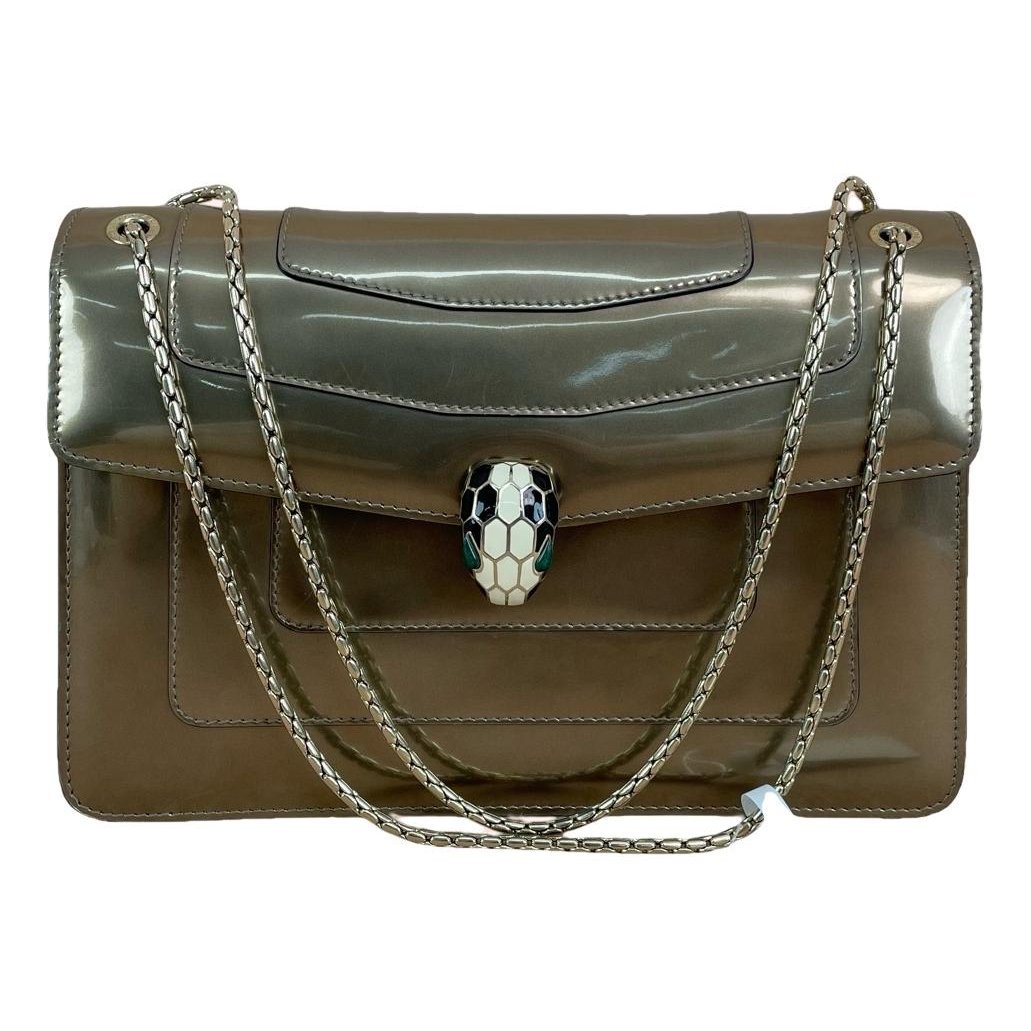 Serpenti leather handbag