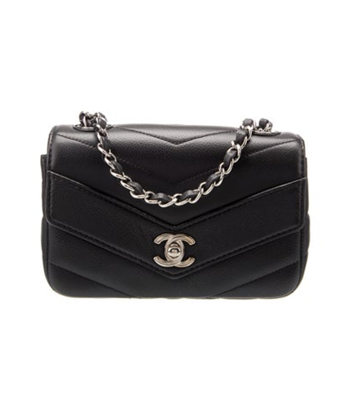Chanel Mini Lady Chevron Flap Bag