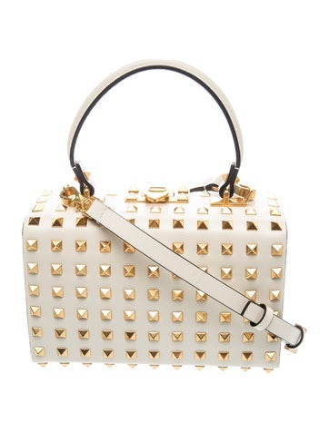 Rockstud Top Handle Bag