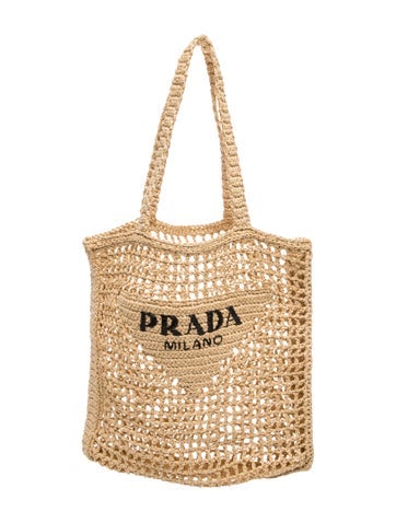 Signature Raffia Crochet Tote