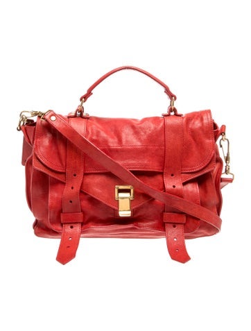 Leather Top Handle Bag