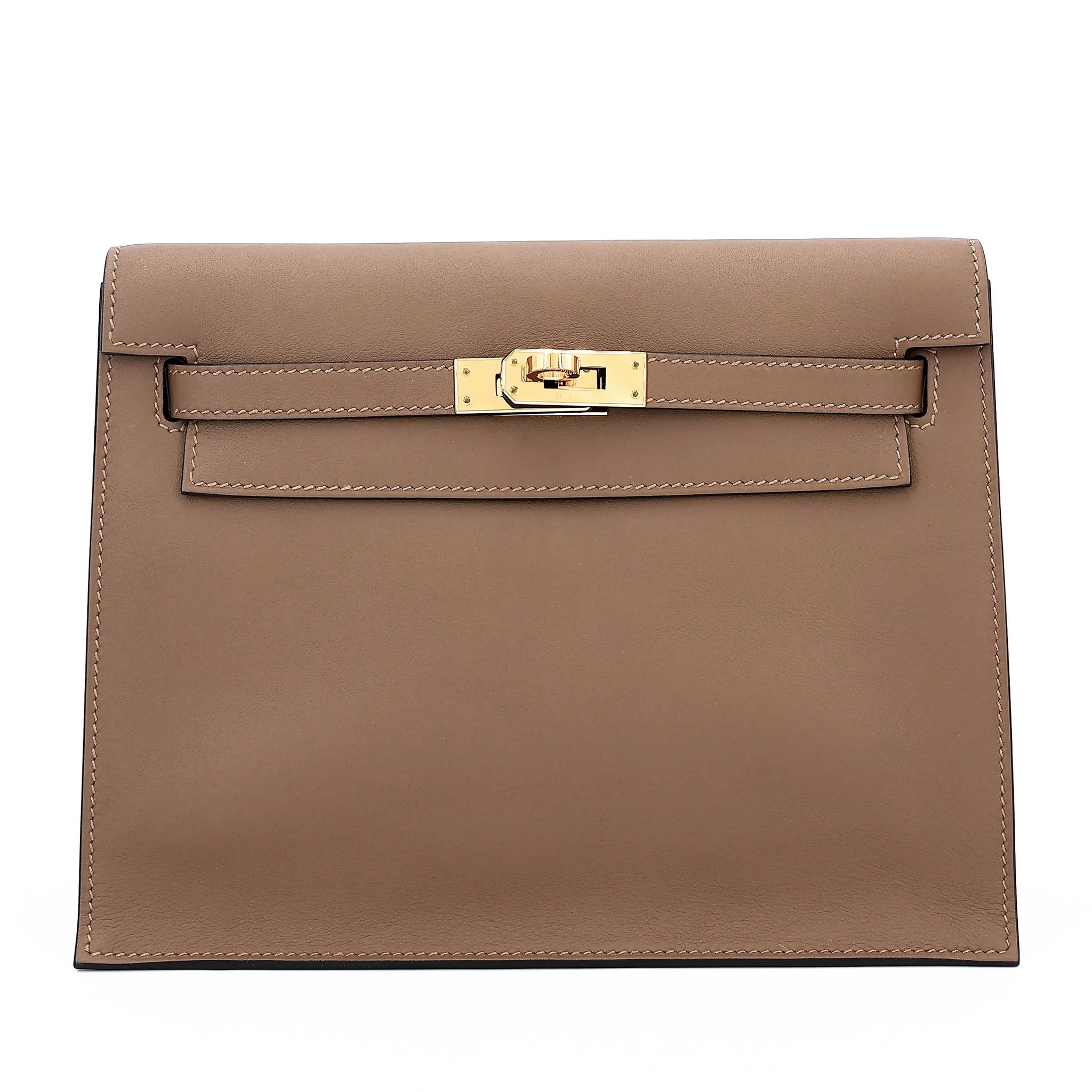 Hermes Kelly Danse Beige de Weimar (D0) Swift Gold hardware U (2022)