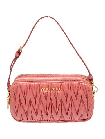 Miu Miu Leather Top Handle Bag
