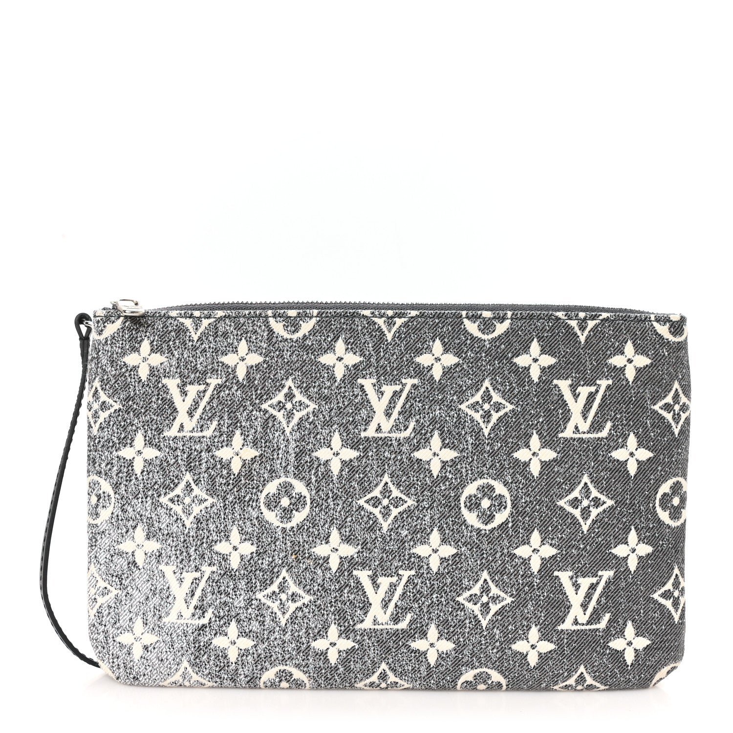 Louis Vuitton Louis Vuitton Denim Monogram Jacquard Neverfull MM GM Pochette Gray