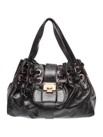 Patent Leather Shoulder Bag