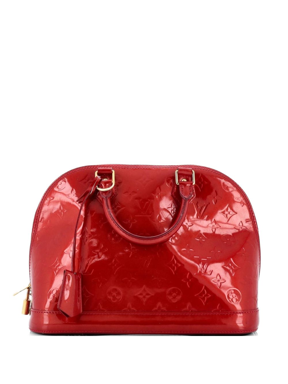 Alma Handbag Monogram Vernis PM satchel