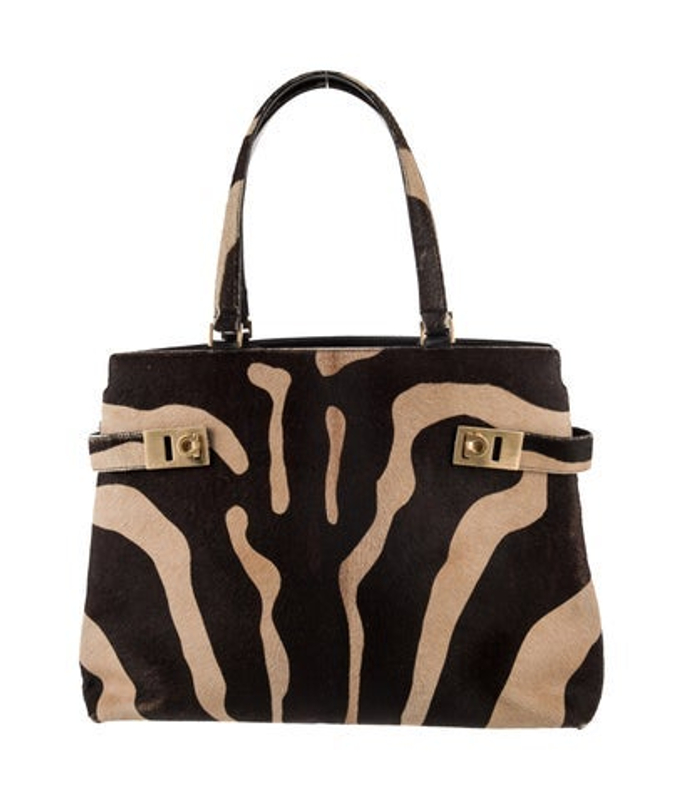 Salvatore Ferragamo Ferragamo Ponyhair Shoulder Bag