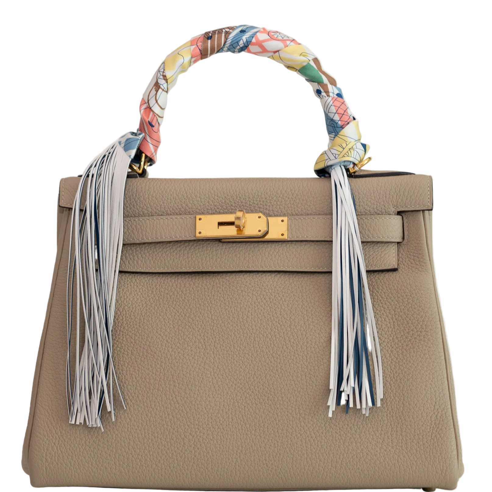 Hermes Hermès Kelly 28 Retourne Trench Togo Gold Hardware