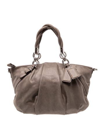 Leather Top Handle Bag