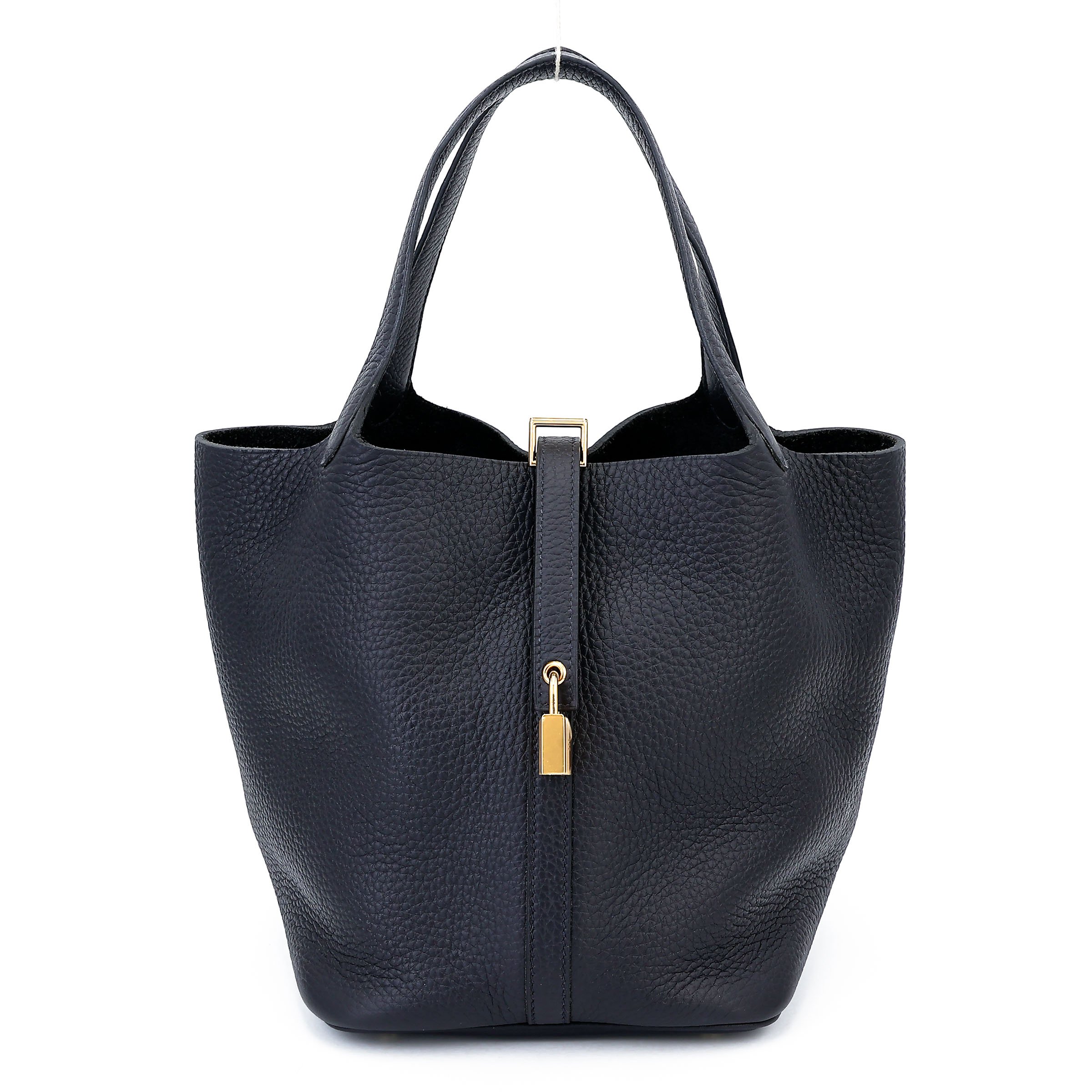 Hermes Excellent ( Rank SA ) HERMÈS Picotin Lock MM Caban (3Y) Clemence Gold hardware U (2022)