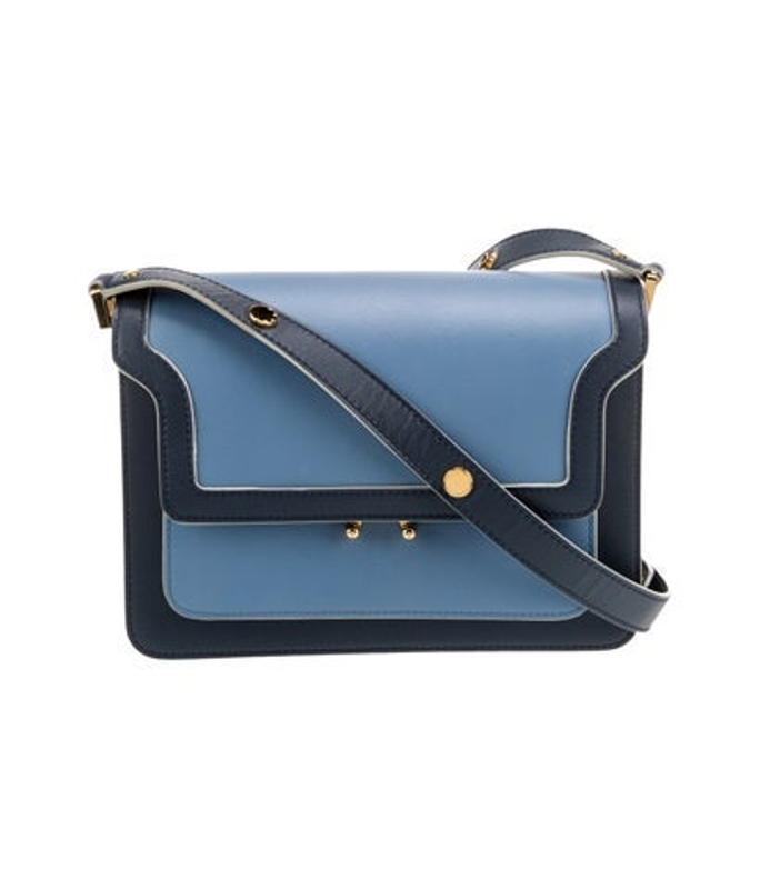 Marni Saffiano Leather Shoulder Bag