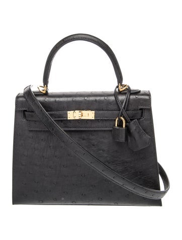 Hermes 2021 Ostrich Kelly II Sellier 25