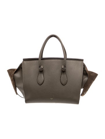 Leather Tie Tote Large